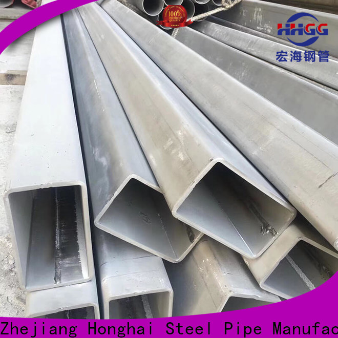 HHGG Latest stainless steel rectangular pipe manufacturers for promotion